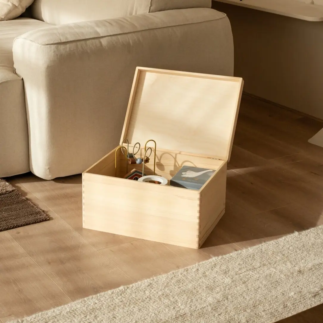 gepersonaliseerde houten memorybox | namen & datum Gepersonaliseerde Memoryboxen van Hout